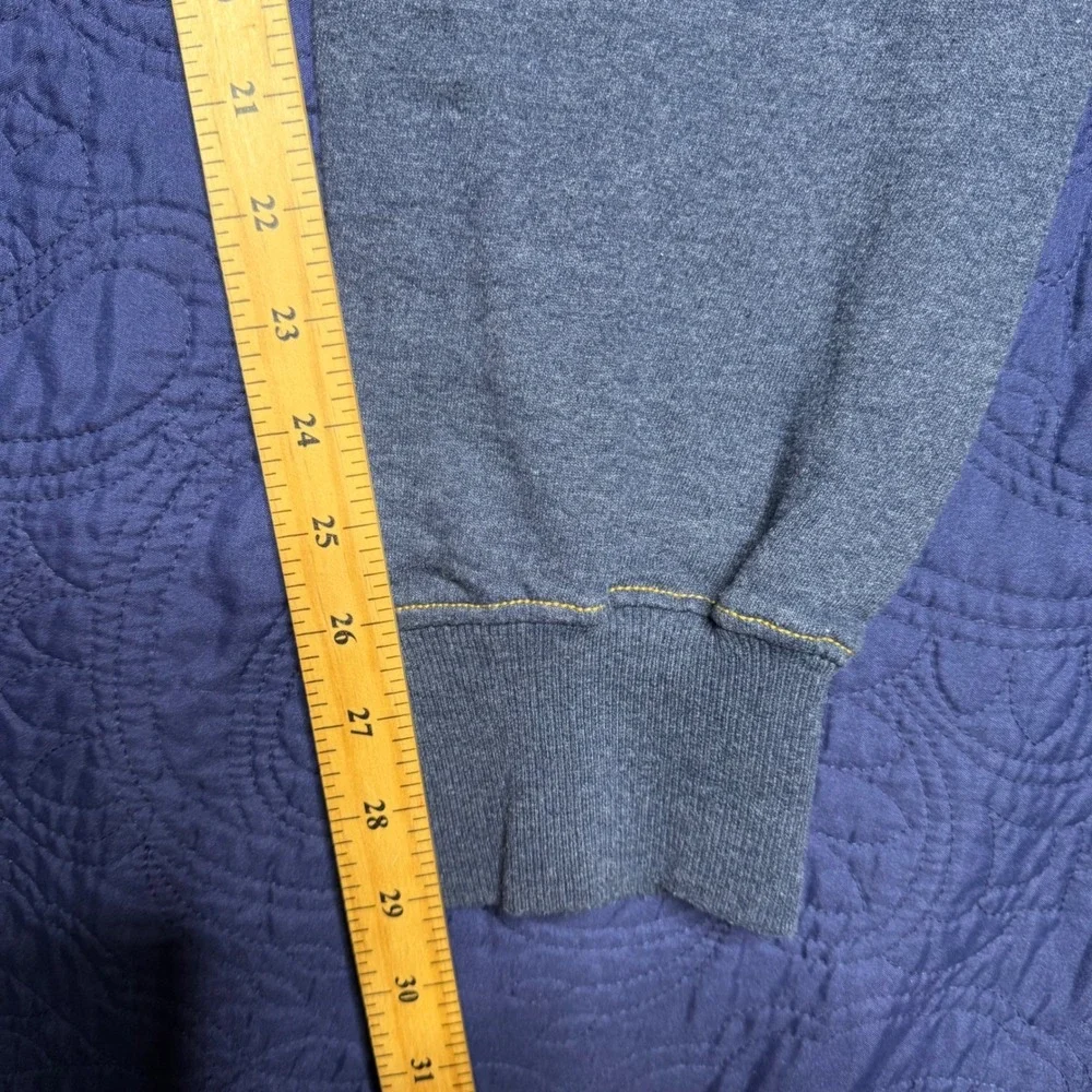 True Religion Mens Lounge Wear Joggers Blue Yellow Contrast Stitch Horseshoe Med